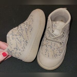 Shoes. Carters Dino size 6 boys shoes. Tan color. Soft and comfy.